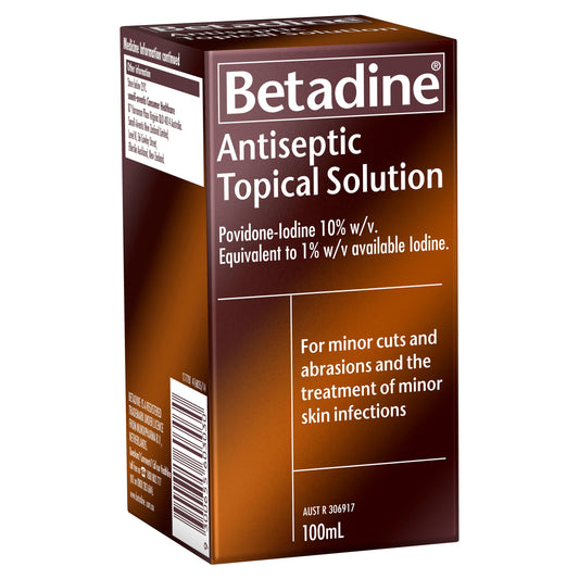 Betadine Antiseptic Liquid 100ml - Cutprice Online