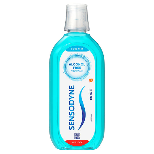 Sensodyne Sensitive Cool Mint Gentle Mouthwash 500 mL - Cutprice Online