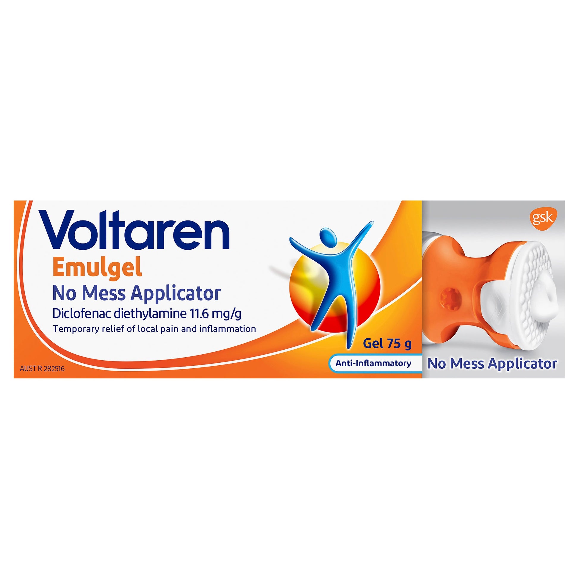 Voltaren Emulgel No Mess Applicator 75g - Cutprice Online