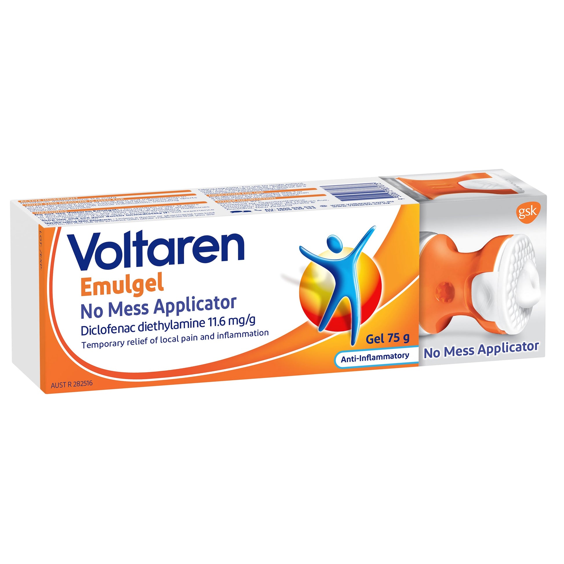 Voltaren Emulgel No Mess Applicator 75g - Cutprice Online