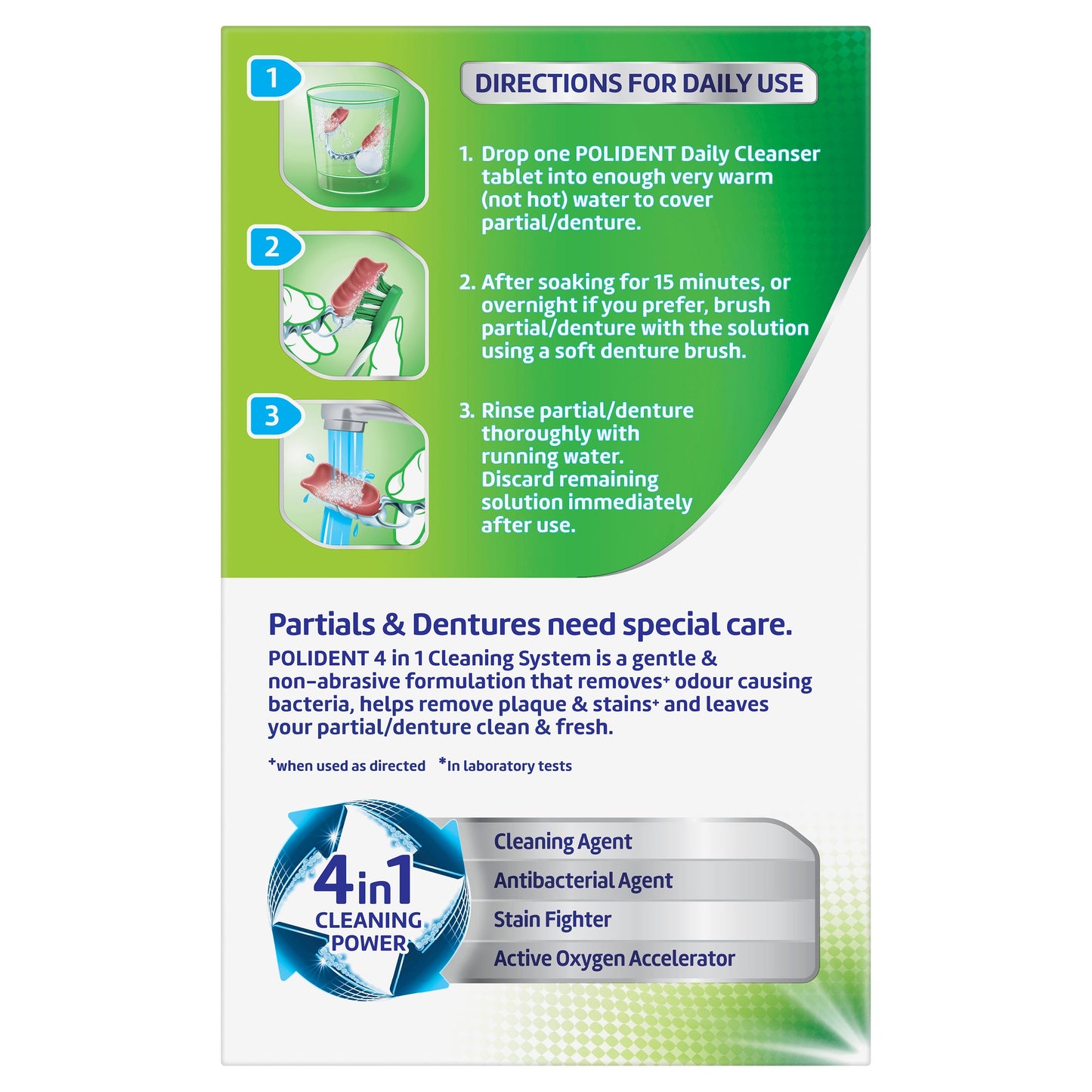 Polident Denture Cleanser Whitening Tablets 36 - Cutprice Online
