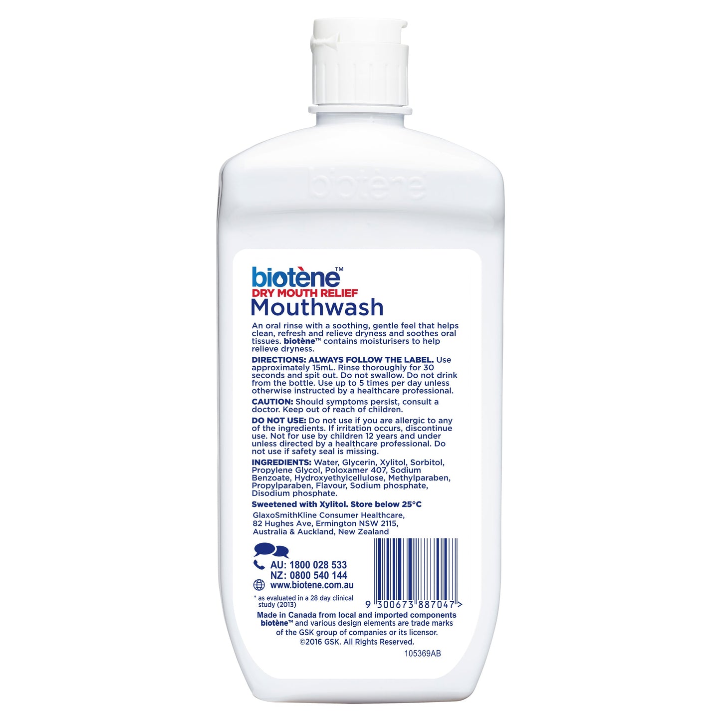 Biotene Dry Mouth Relief Mouthwash Fresh Mint 470ml - Cutprice Online