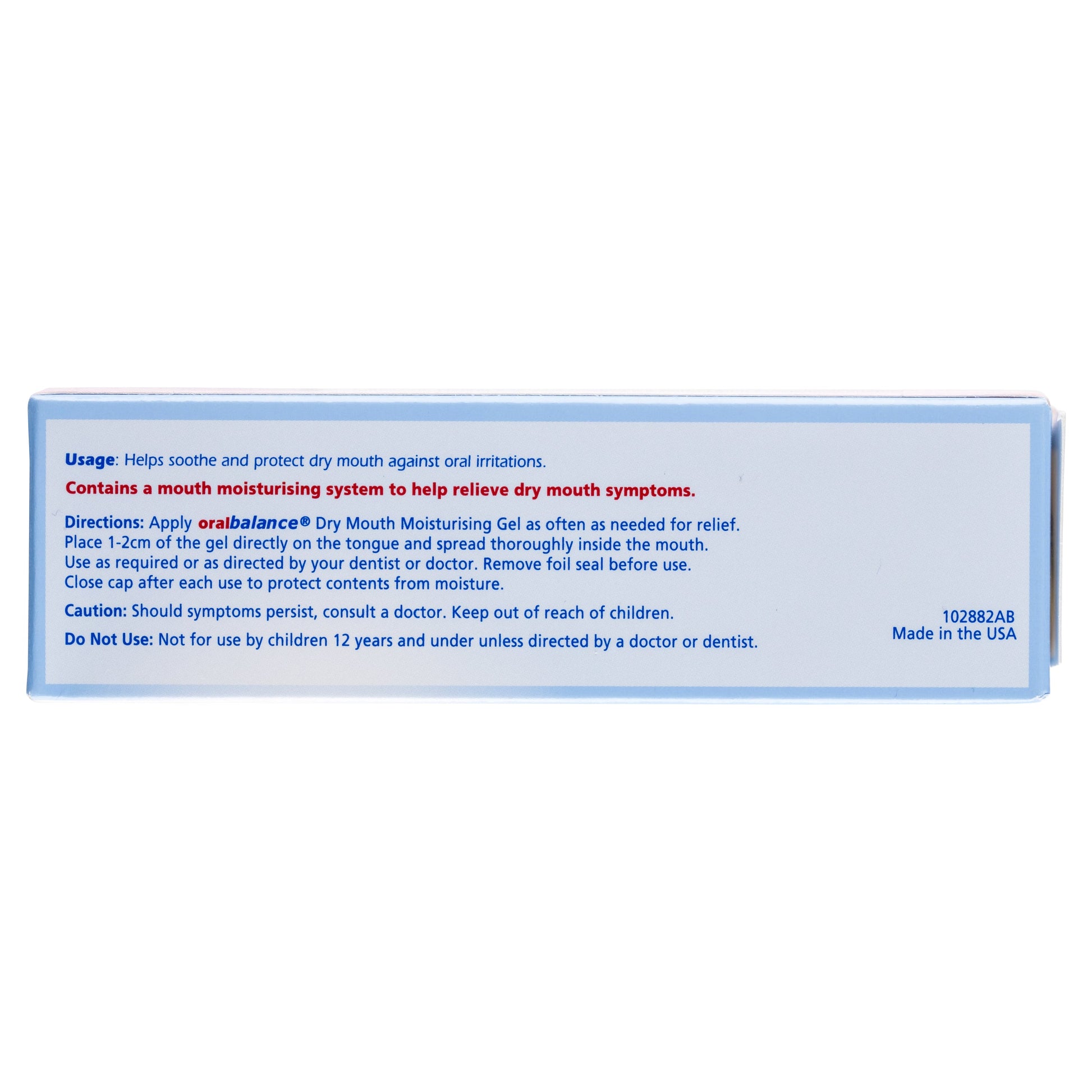 Biotene Dry Mouth Relief Oral Balance Moisturising Gel 42g - Cutprice Online