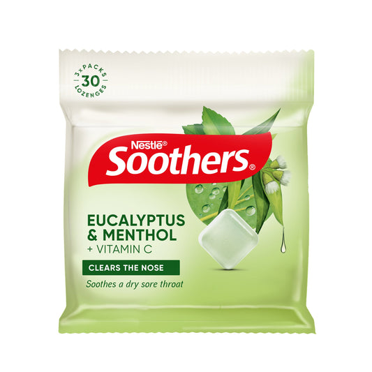 Soothers Eucalyptus & Menthol 3x10 Lozenge Multipack - Cutprice Online