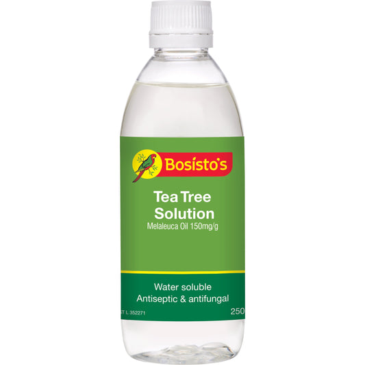 Bosistos Tea Tree Solution 250ml - Cutprice Online
