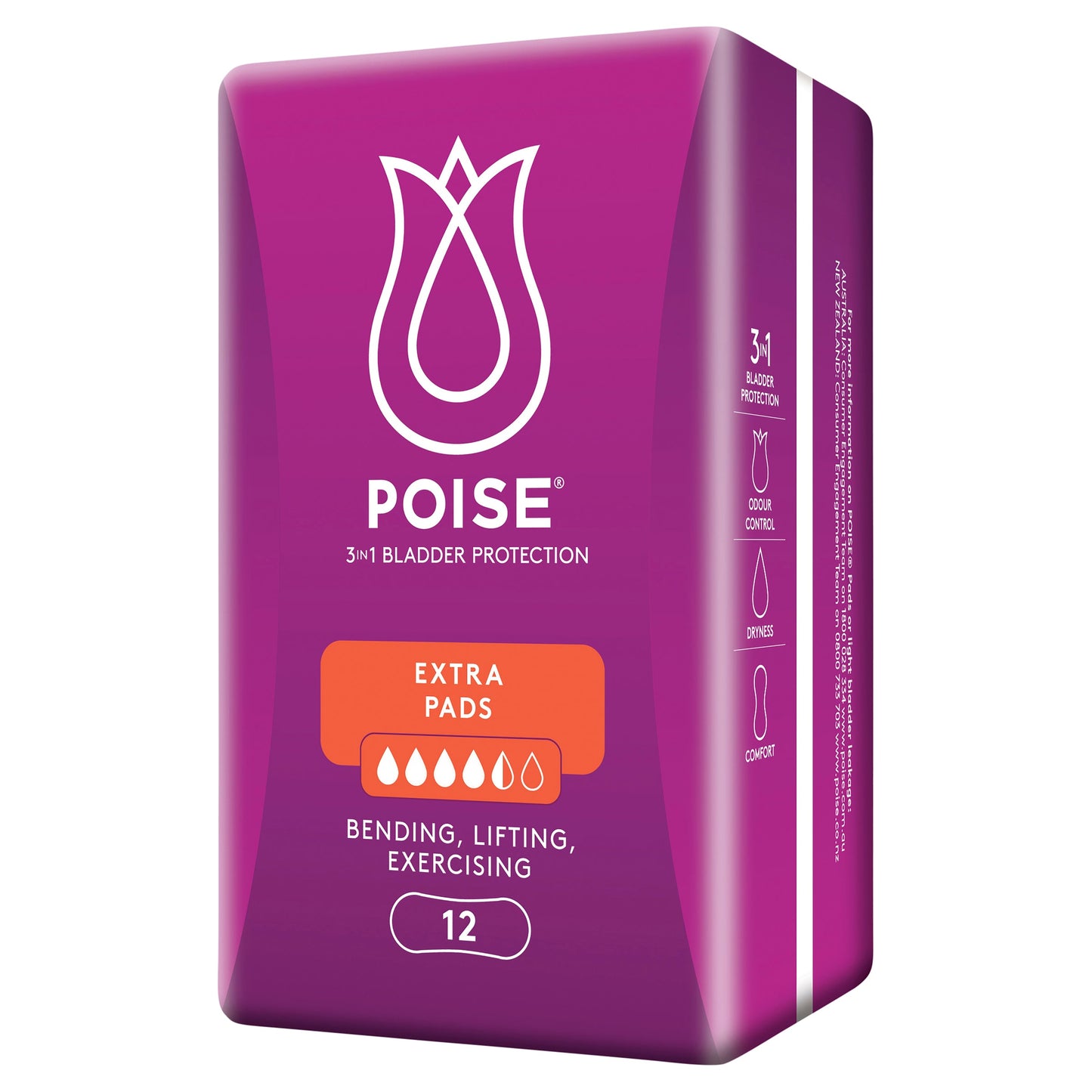Poise Pads For Bladder Leaks Extra 12 PK - Cutprice Online