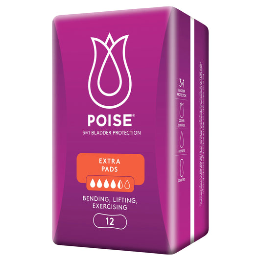 Poise Pads For Bladder Leaks Extra 12 PK - Cutprice Online