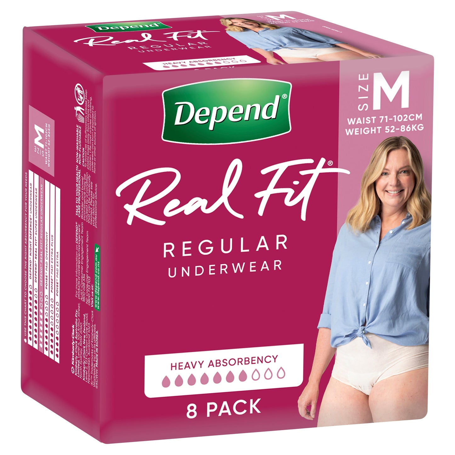 Depend Women Real Fit Underwear 8 Medium - Cutprice Online
