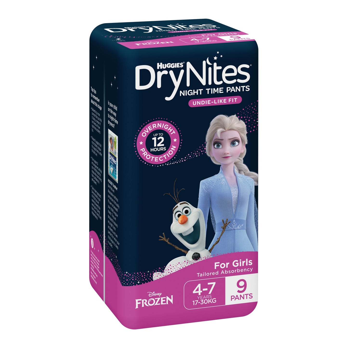 Huggies DryNites Girl 4+ Years 9 Pack - Cutprice Online