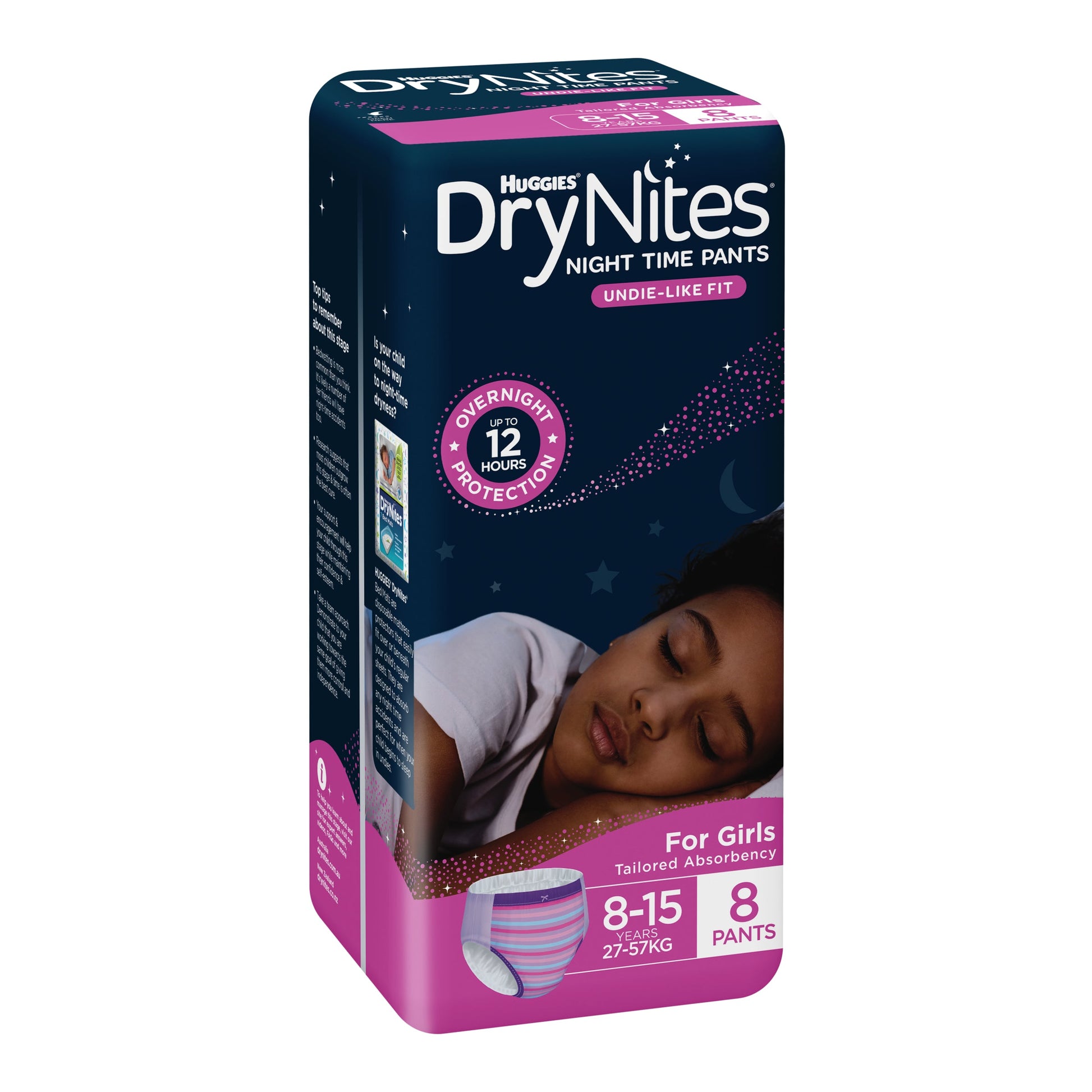 DryNites Night Time Pants for Girls 8-15 Years (27-57kg) 8 Pack - Cutprice Online