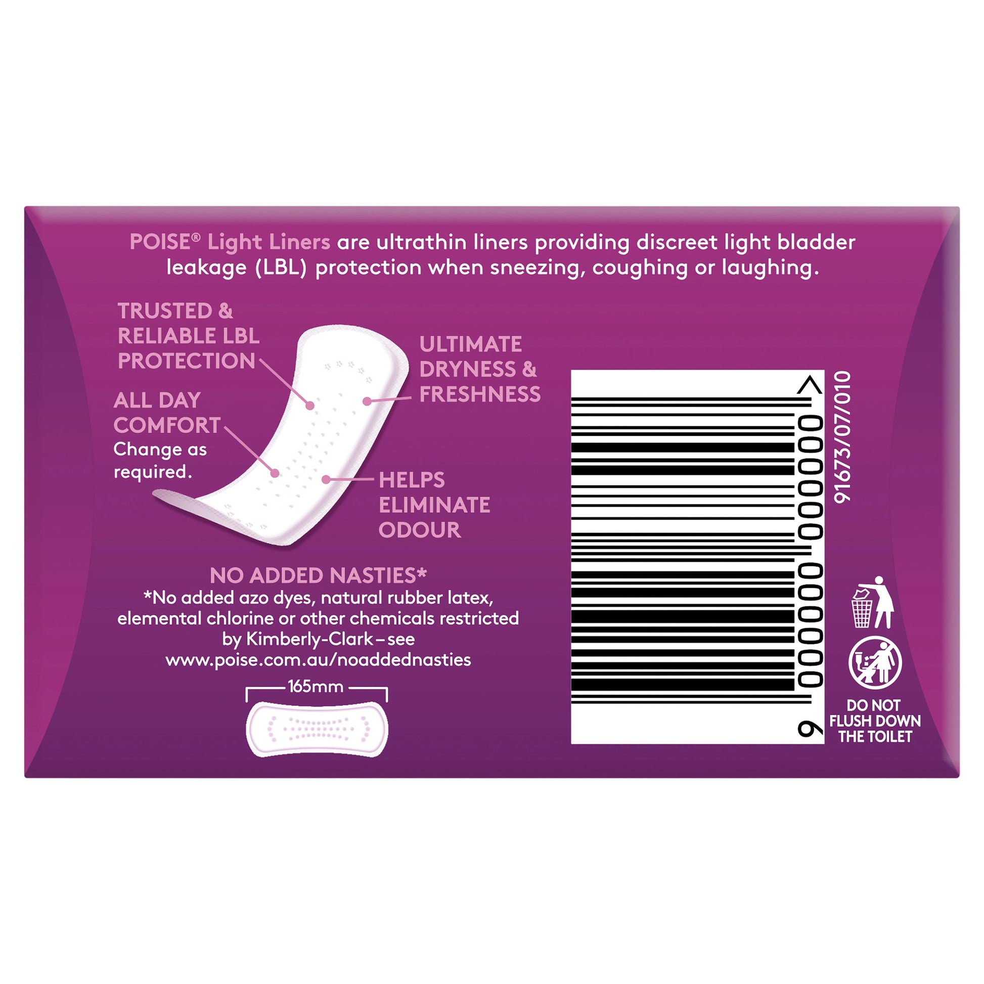 POISE Light Liners 18PK - Cutprice Online