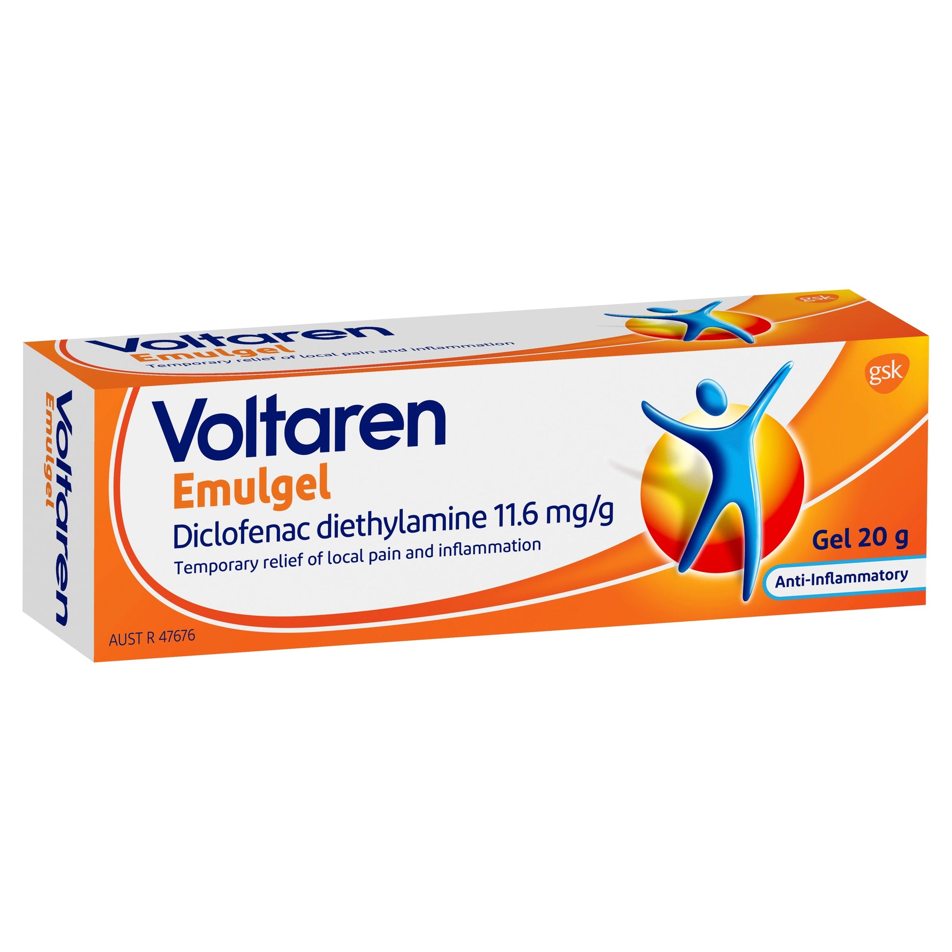 Voltaren Emulgel, Muscle and Back Pain Relief 20 g - Cutprice Online