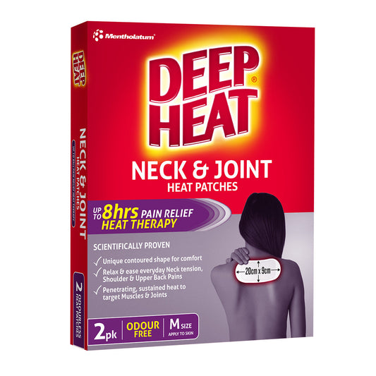 Deep Heat Neck & Joint Heat Patches 2 Pack - Cutprice Online