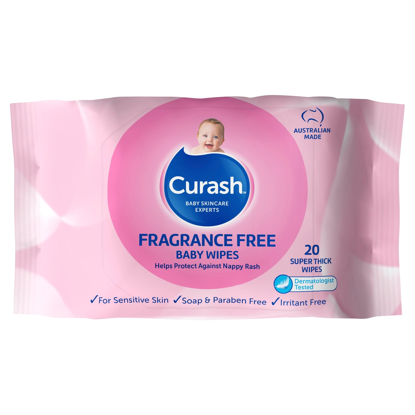 Curash Babycare Fragrance Free Wipes 20 - Cutprice Online
