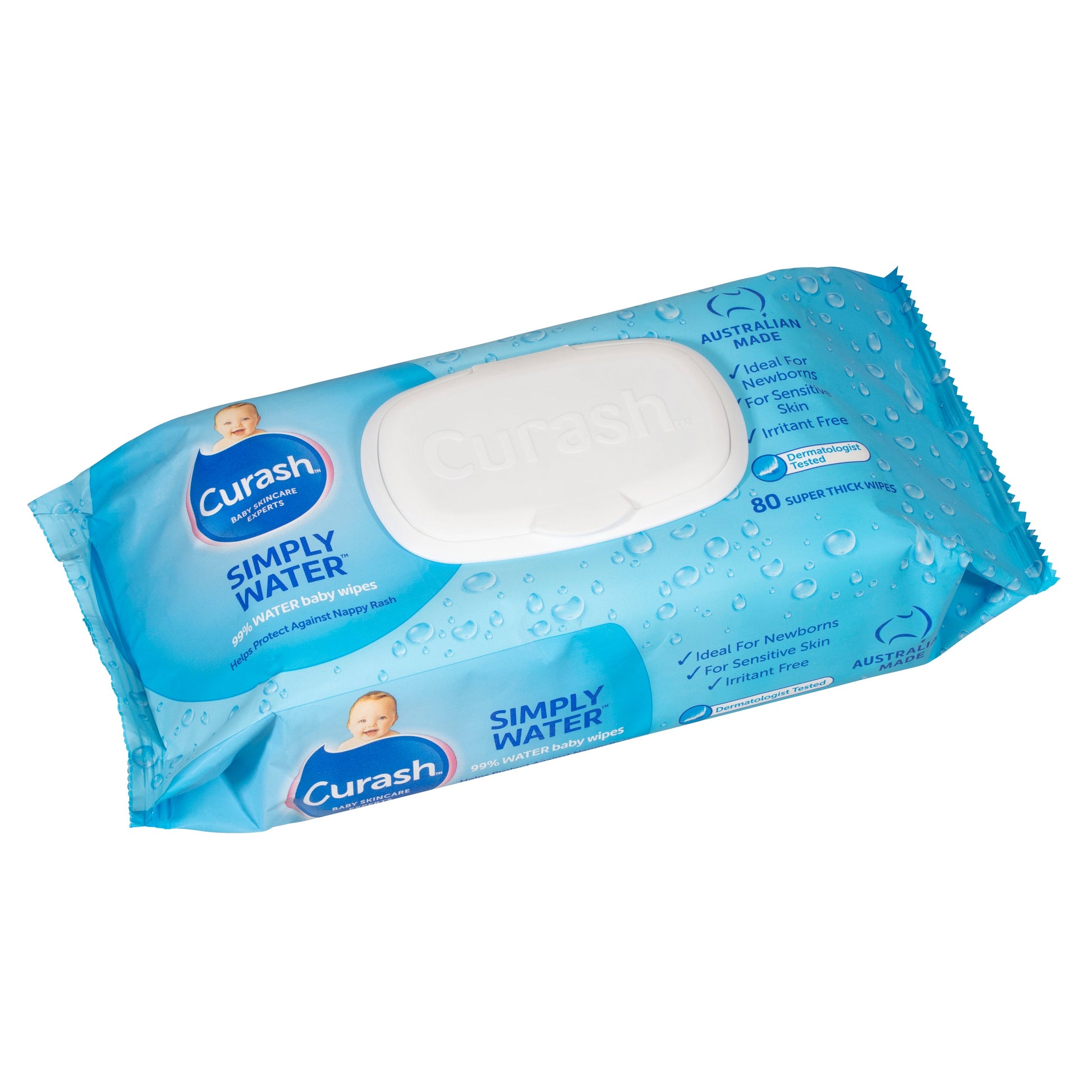 Curash Baby Simply Water 80 Baby Wipes - Cutprice Online