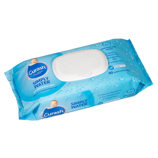 Curash Baby Simply Water 80 Baby Wipes - Cutprice Online