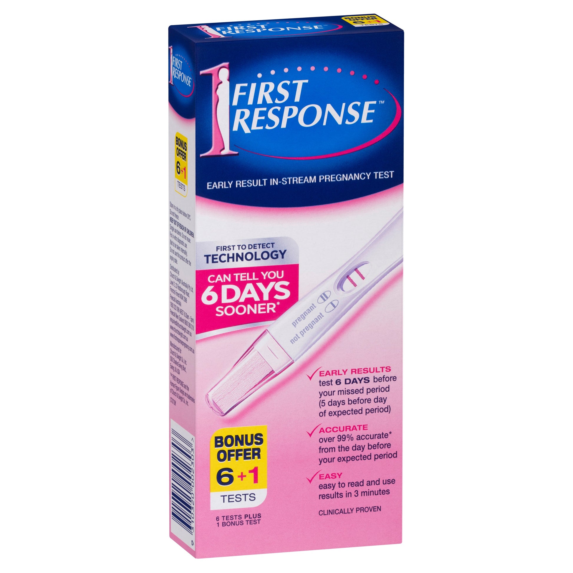 First Response Instream 7 Pregnancy Tests - Cutprice Online