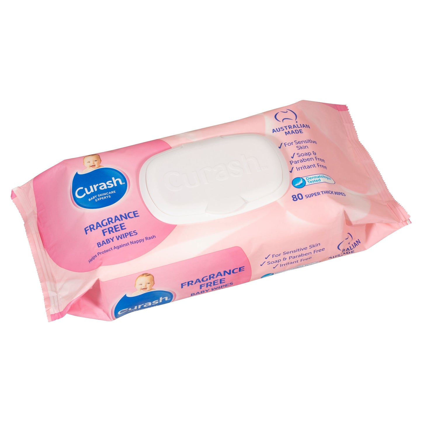 Curash Wipes Fragrance Free  80 - Cutprice Online