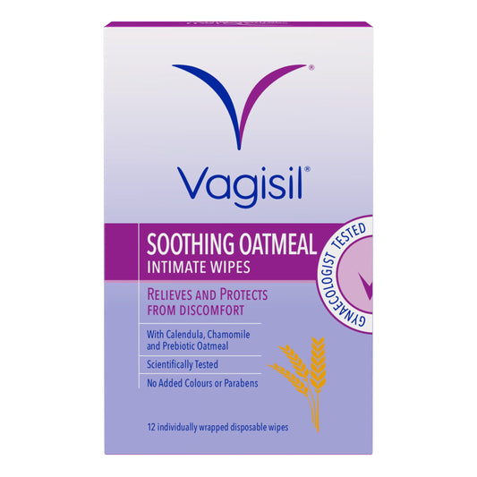 Vagisil Itch Relief Intimate Wipes 12s - Cutprice Online