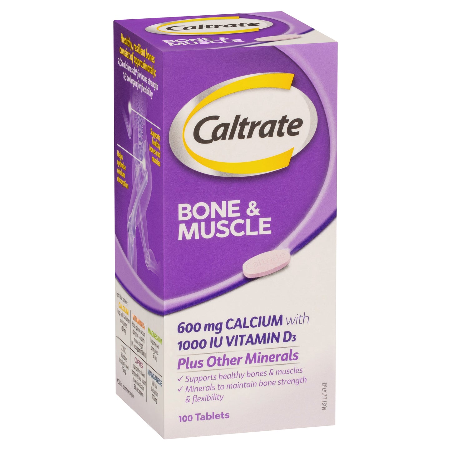 Caltrate Bone and Muscle 100 Tablets - Cutprice Online