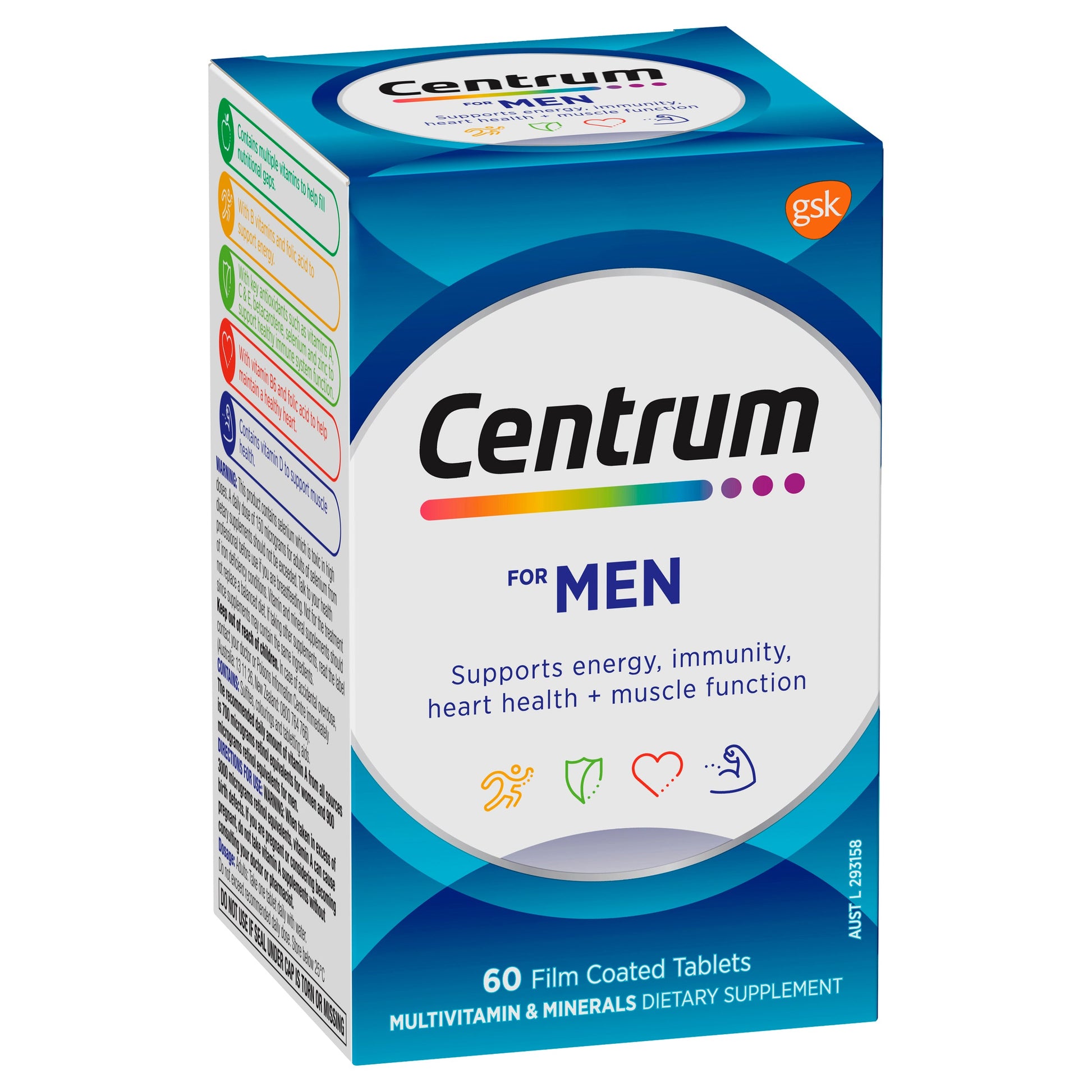 Centrum for Men 60 Tablets - Cutprice Online