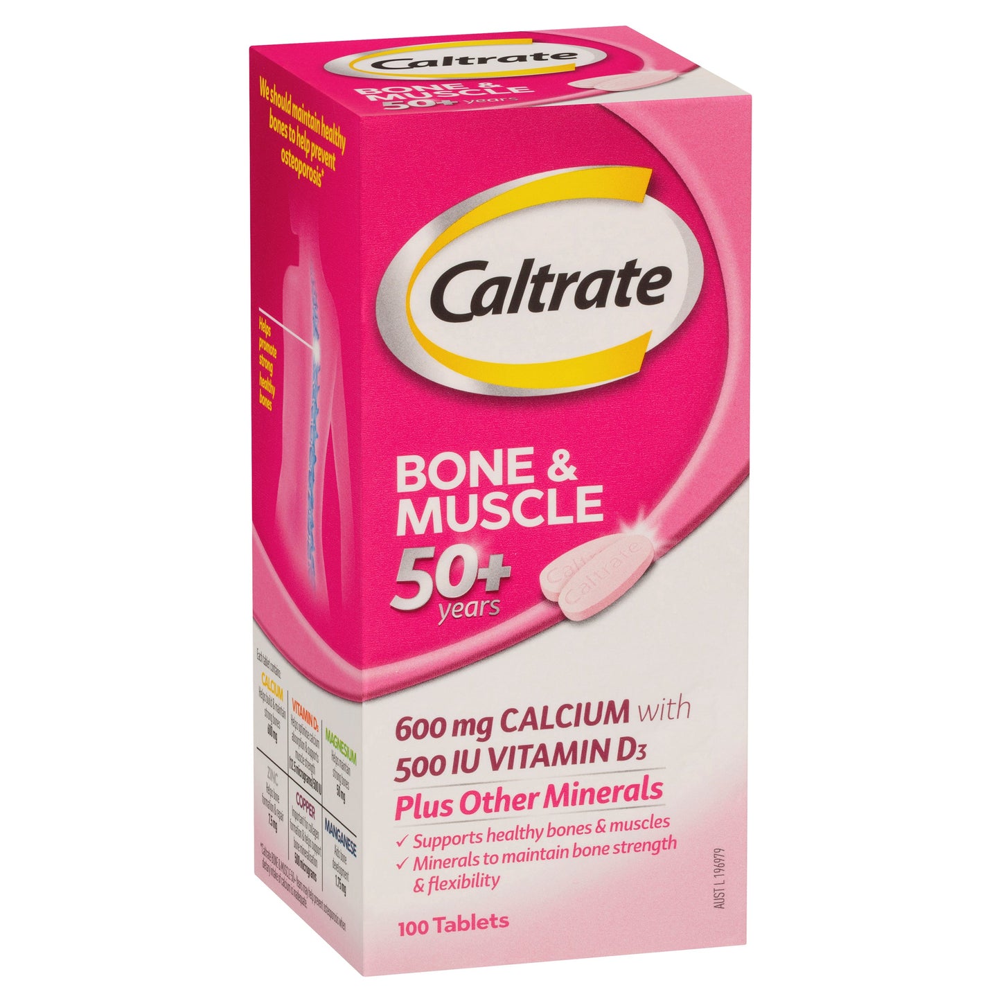 Caltrate Bone & Muscle 50+ 100 Tablets - Cutprice Online
