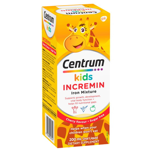 Centrum Kids Incremin Iron Mixture 200ml - Cutprice Online