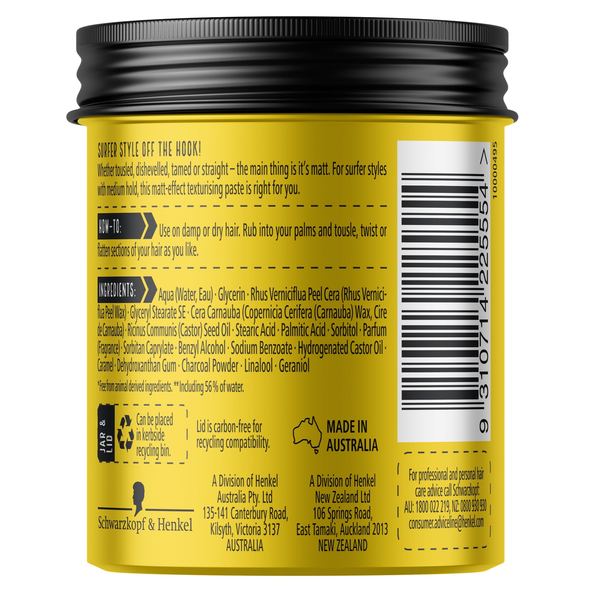 Schwarzkopf Got2b Beach Matt Matt Paste 100ml - Cutprice Online