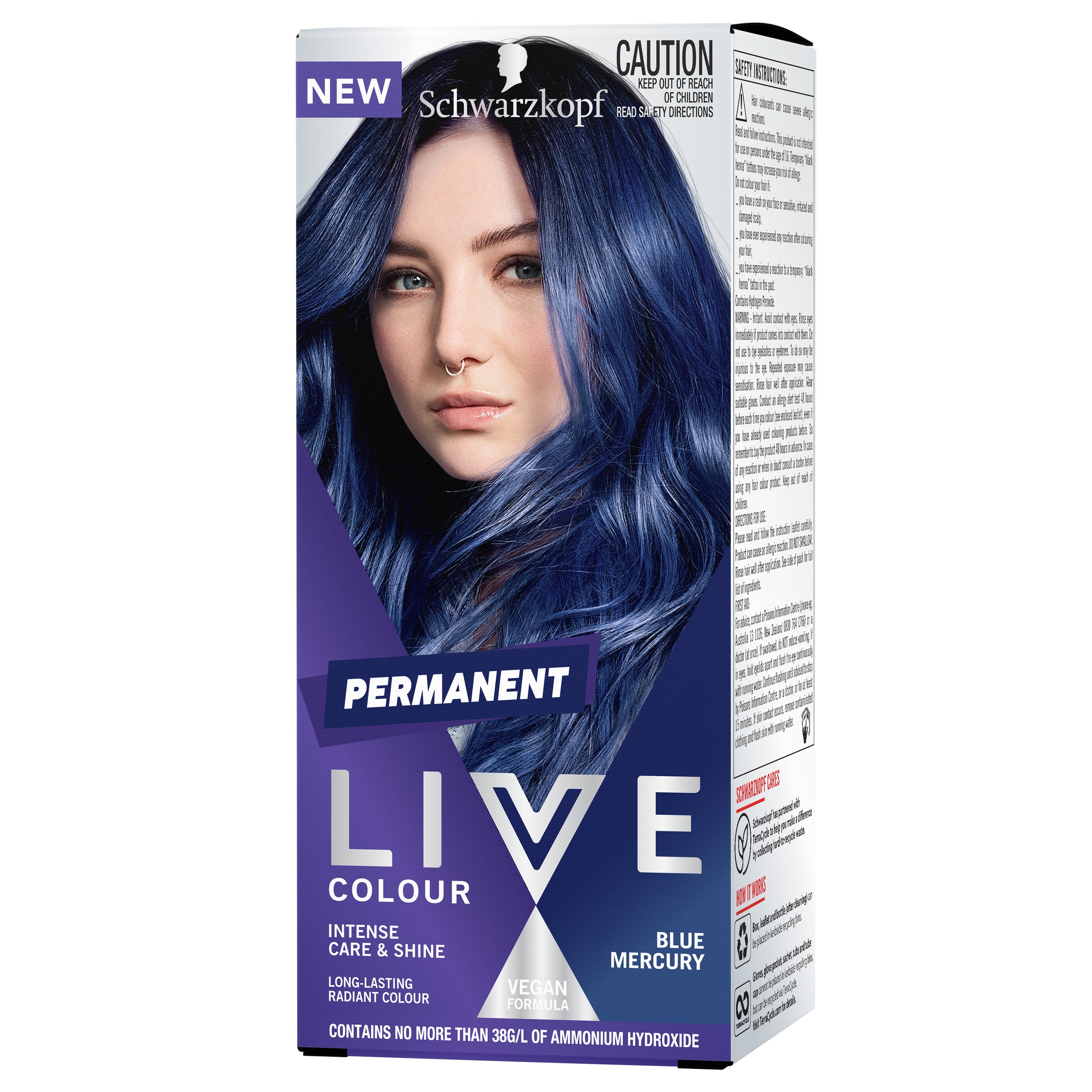 Buy Schwarzkopf Live Col Perm Blue Mercury Online at Cutpricepharmacy ...