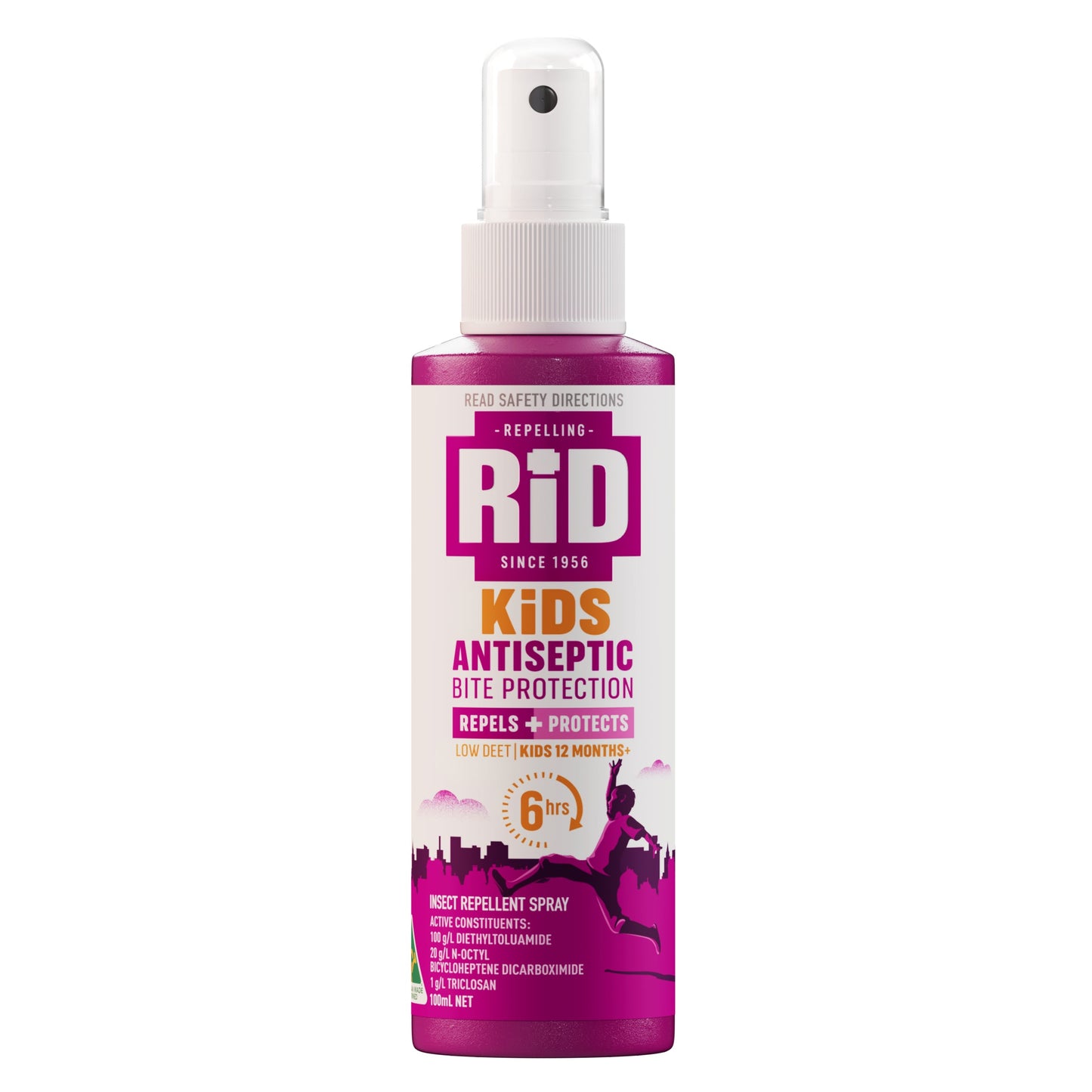RID Australia Insect Repellent Kids Pump Spray 100mL - Cutprice Online