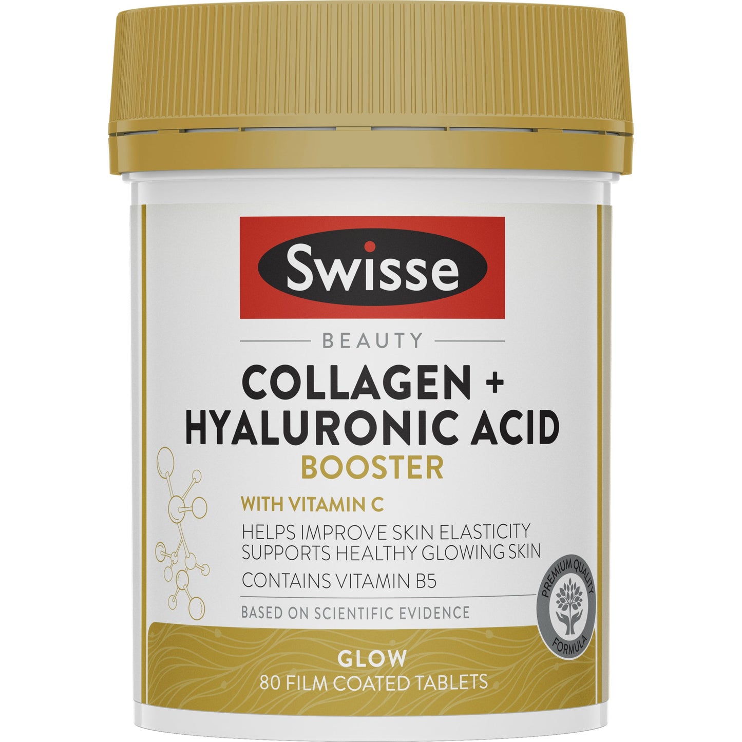Swisse Beauty Collagen + Hyaluronic Acid Booster 80 Tablets - Cutprice Online