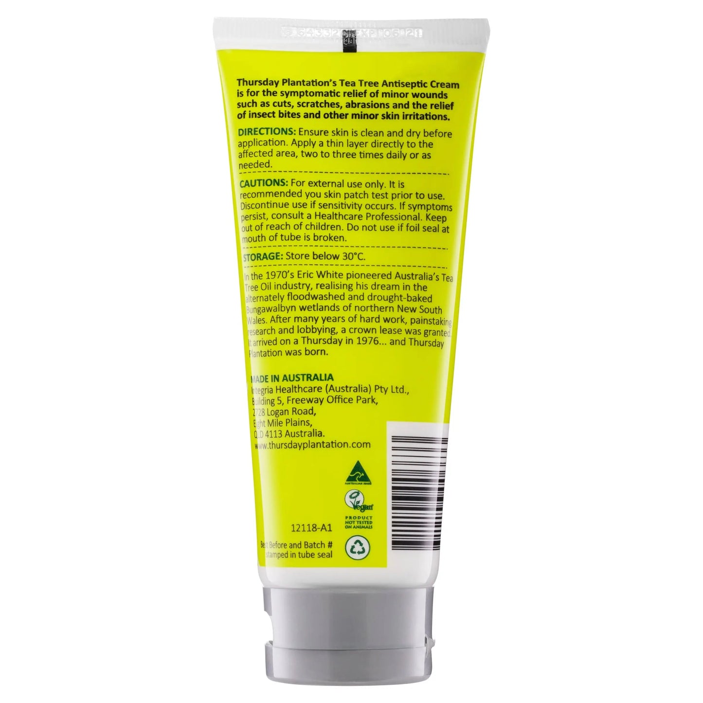 Thursday Plantation Tea Tree Antiseptic Cream 100g THURSDAY PLANTATION