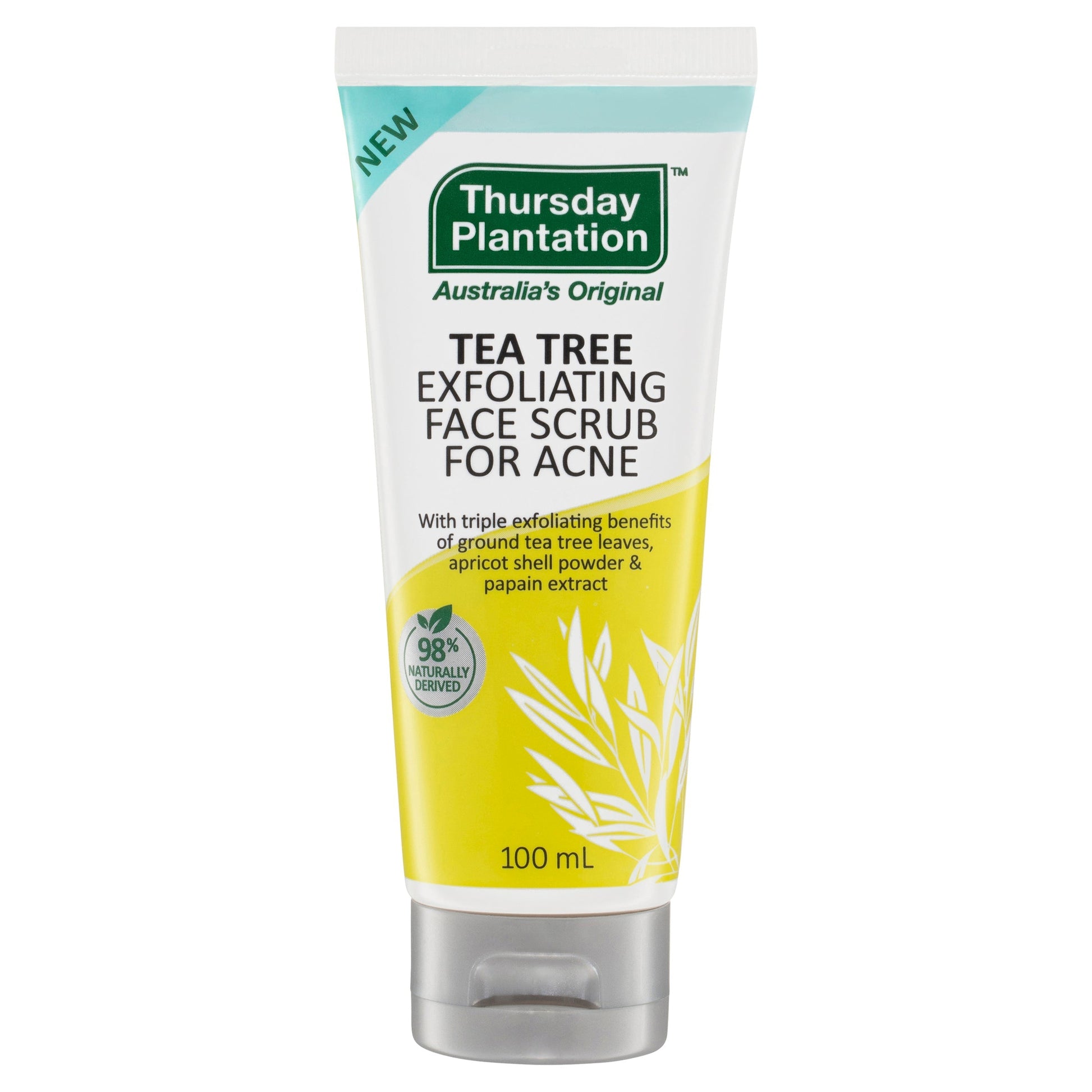 Thursday Plantation Tea Tree Exfoliating Acne Face Scrub 100ml THURSDAY PLANTATION
