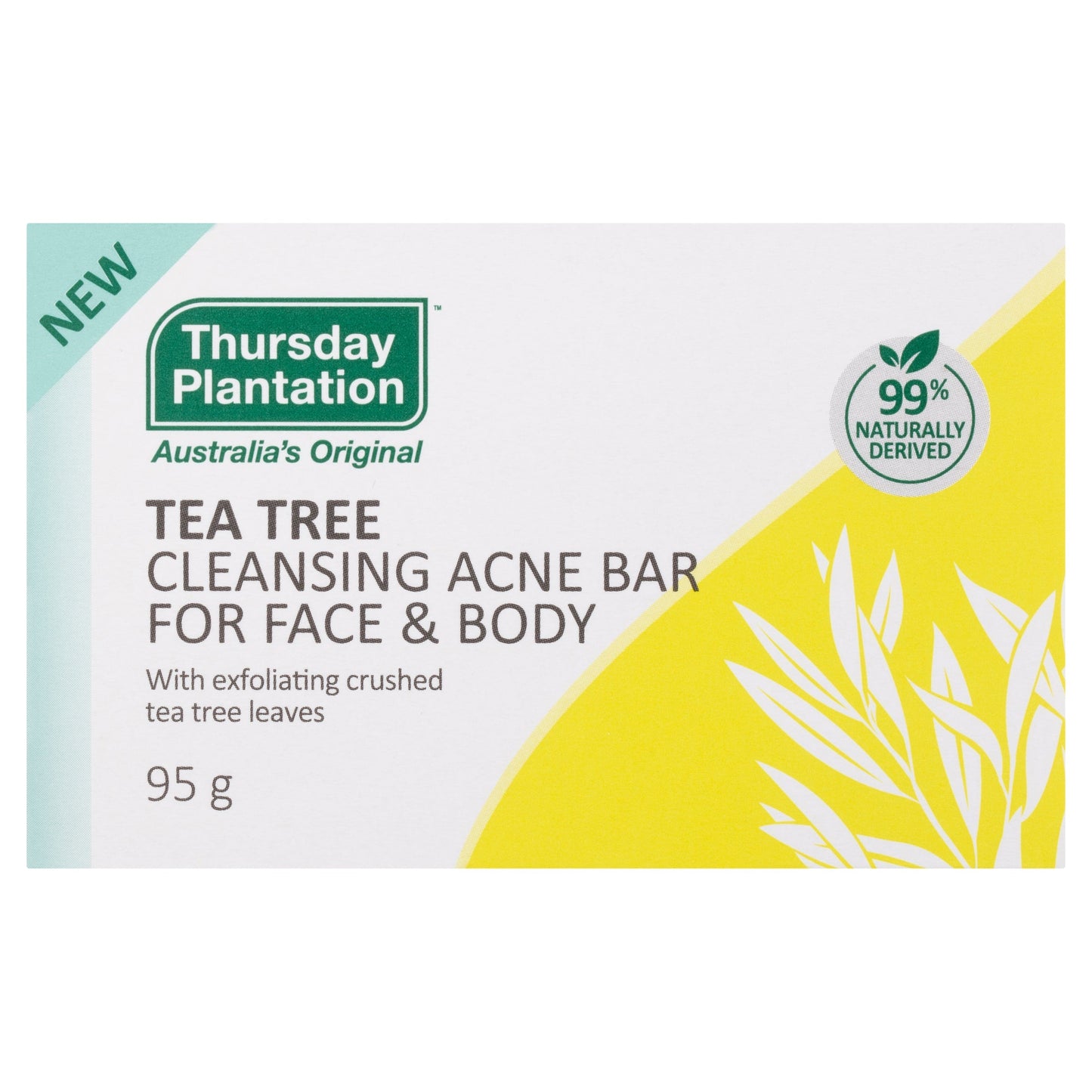 THURSDAY PLANTATION Tea Tree Cleansing Acne Bar for Face & Body 95g THURSDAY PLANTATION
