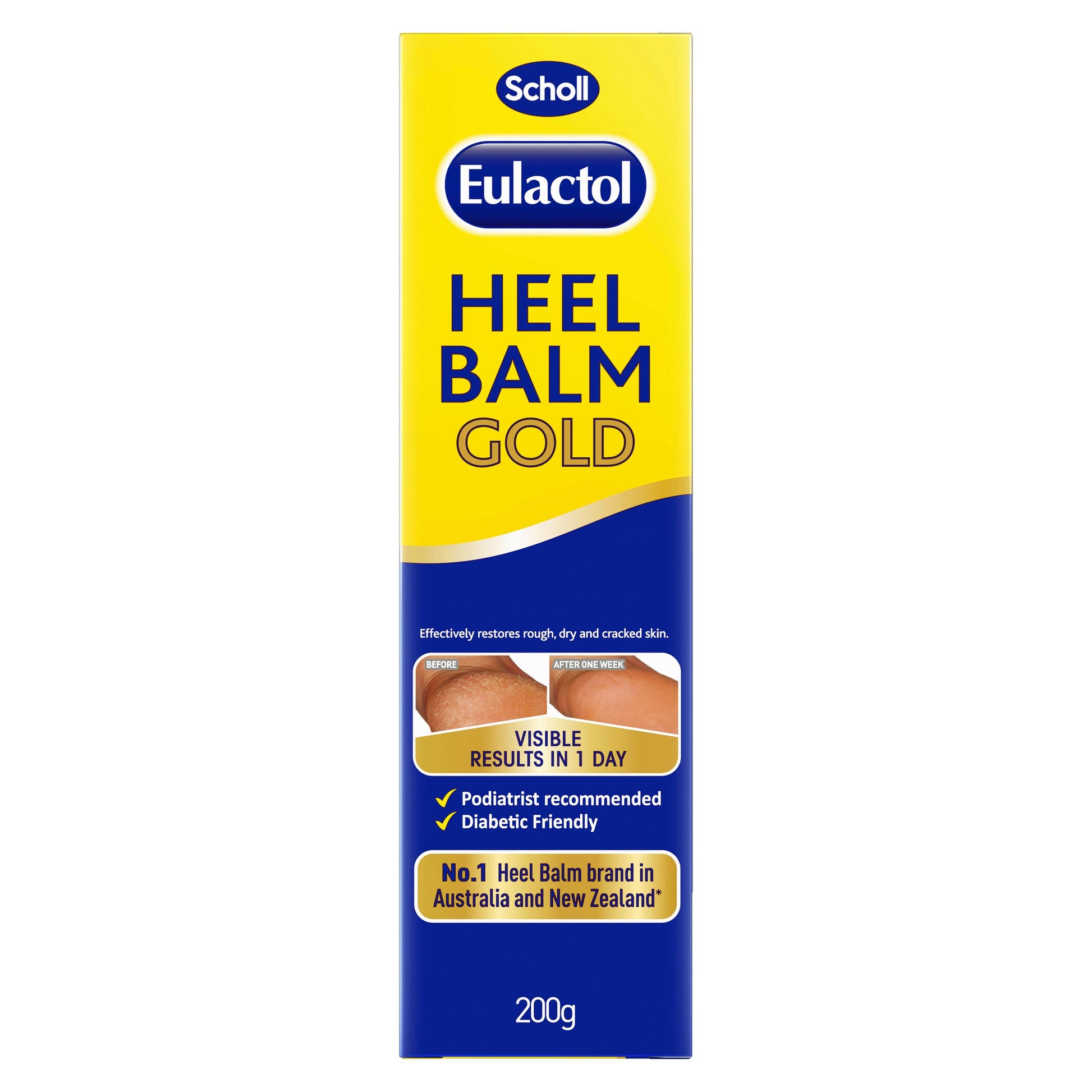 Scholl Eulactol Heel Balm Gold 200g - Cutprice Online