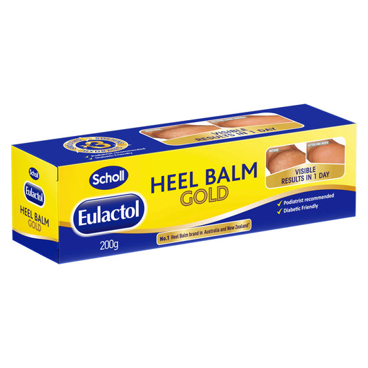 Scholl Eulactol Heel Balm Gold 200g - Cutprice Online