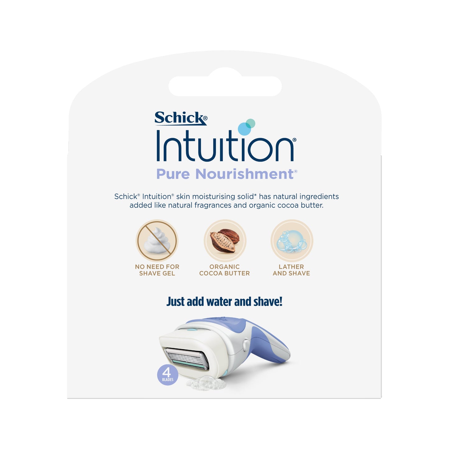 Schick Intuition Pure Nourishment Blades 3PK - Cutprice Online