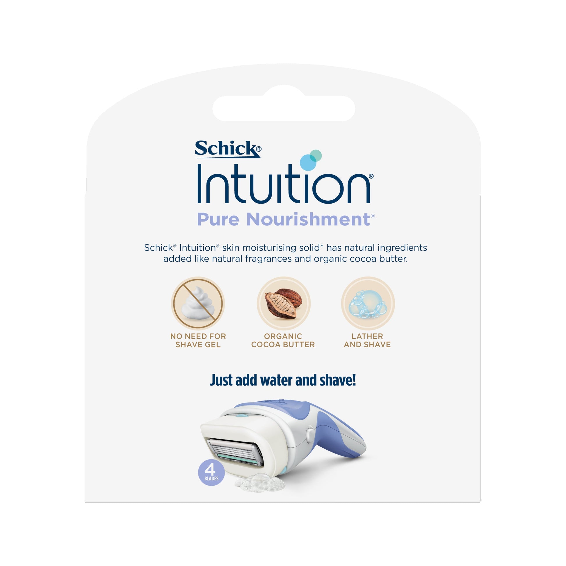 Schick Intuition Pure Nourishment Blades 3PK - Cutprice Online