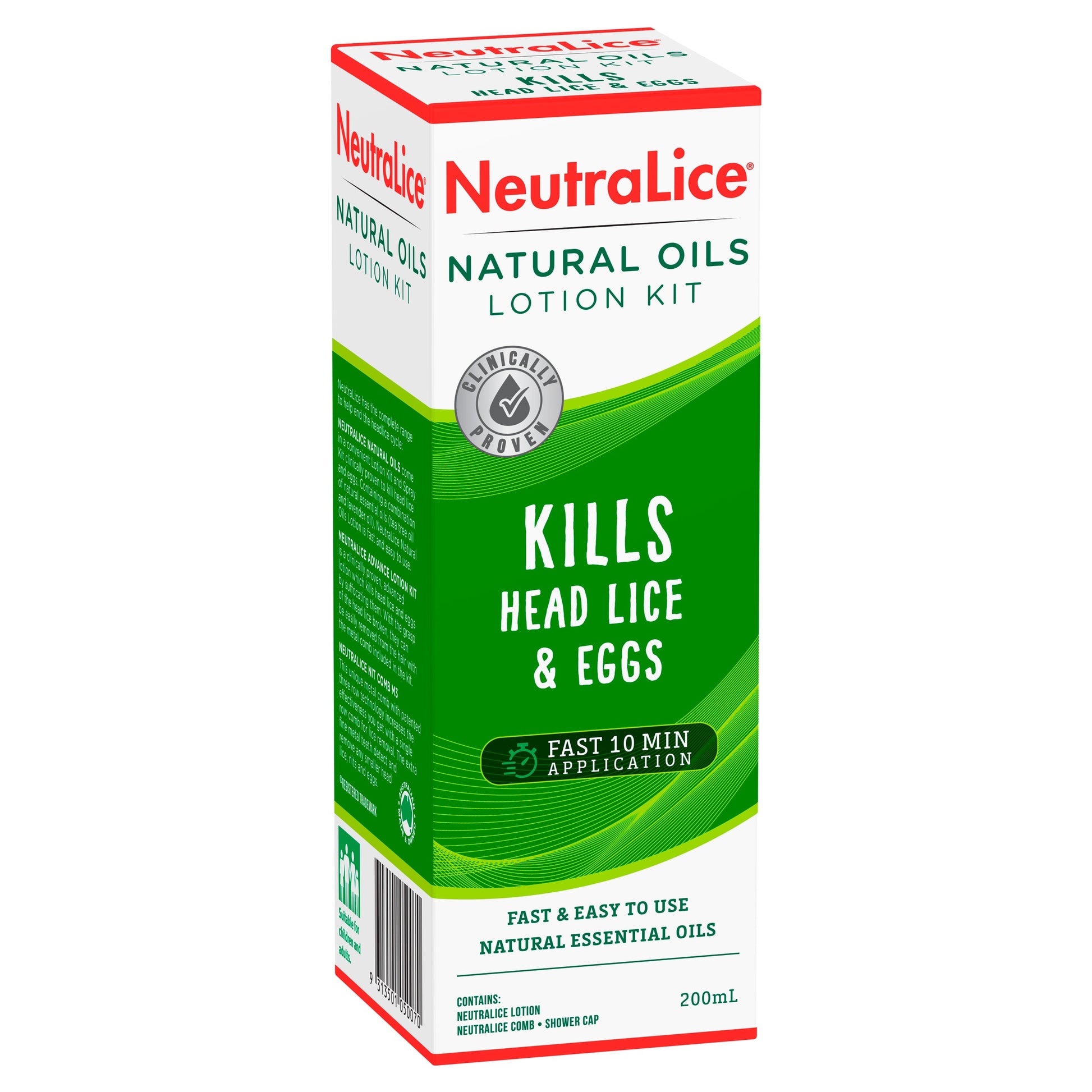 NeutraLice Natural Lotion Kit 200ml - Cutprice Online