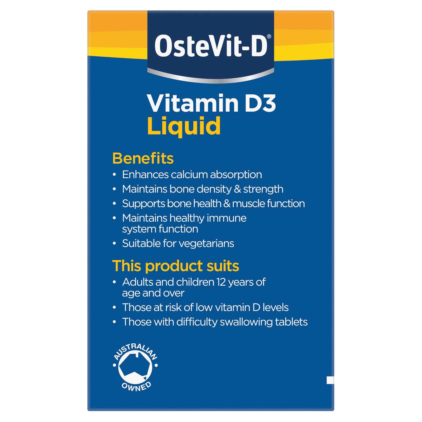 OsteVit-D (Vitamin D 1000IU/0.2ml) Liquid 30ml + Bonus 20ml - Cutprice Online
