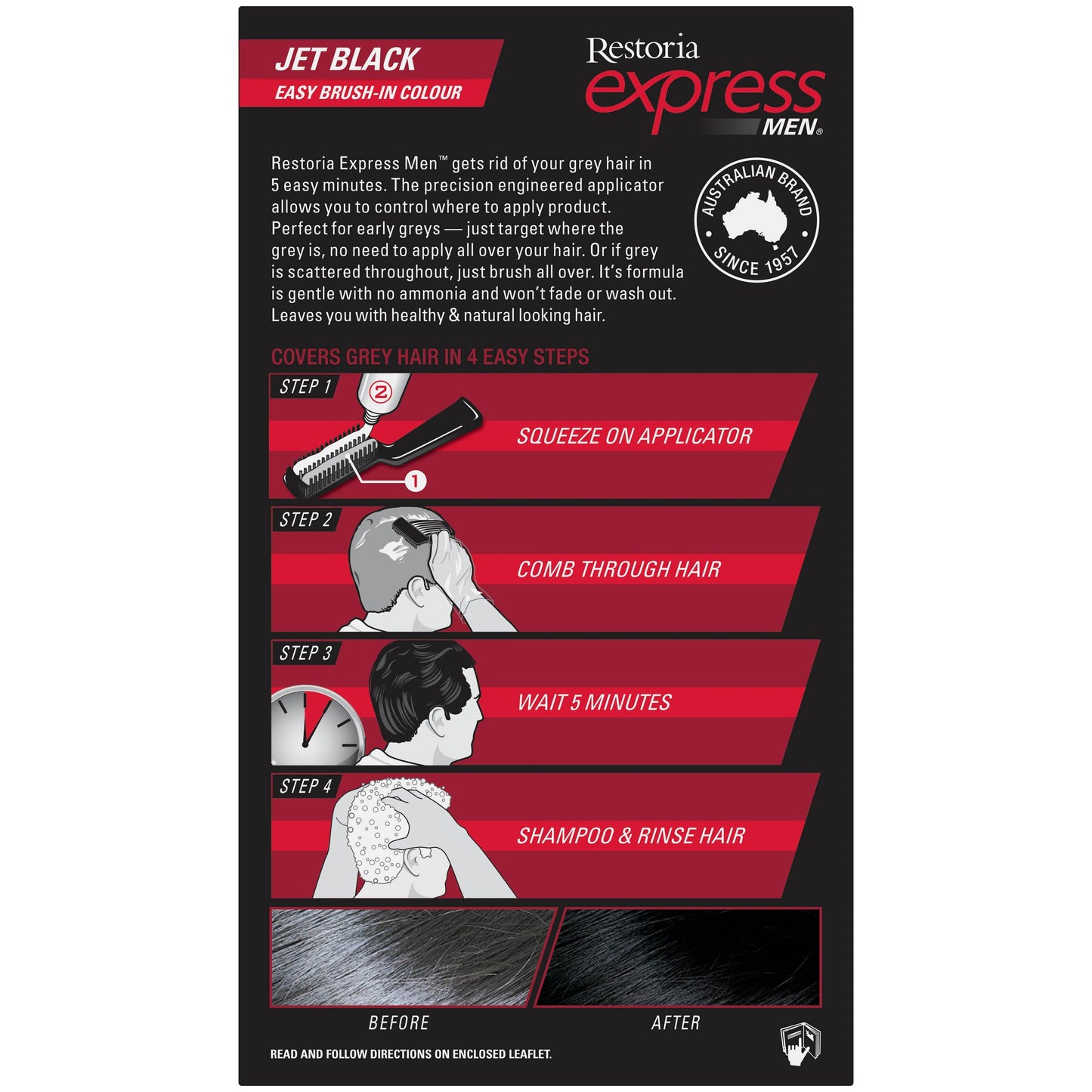 Restoria Express Men Black - Cutprice Online