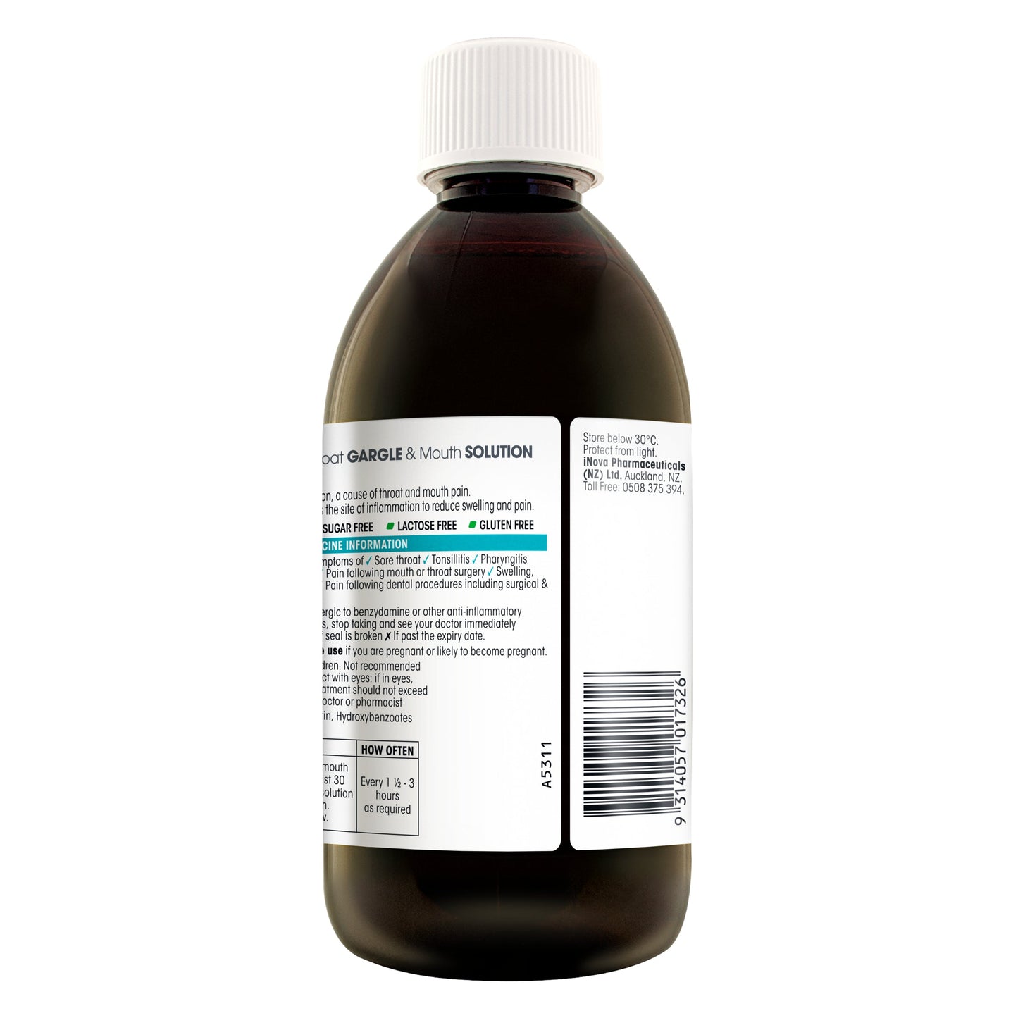Difflam Sore Throat Gargle & Mouth Solution 500mL - Cutprice Online