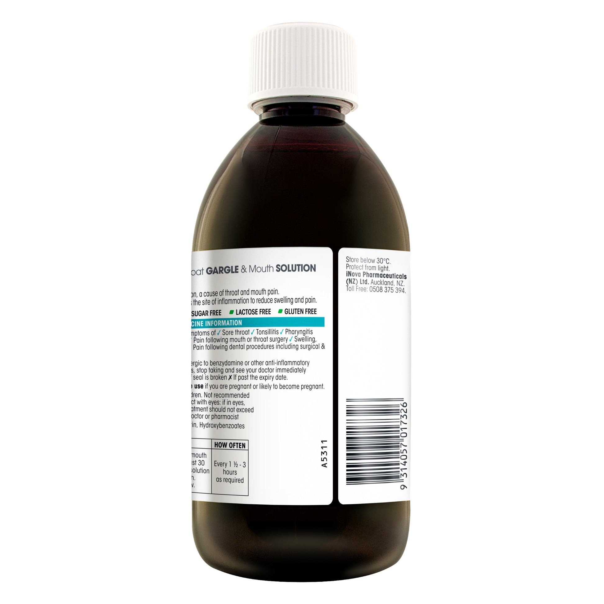Difflam Sore Throat Gargle & Mouth Solution 500mL - Cutprice Online