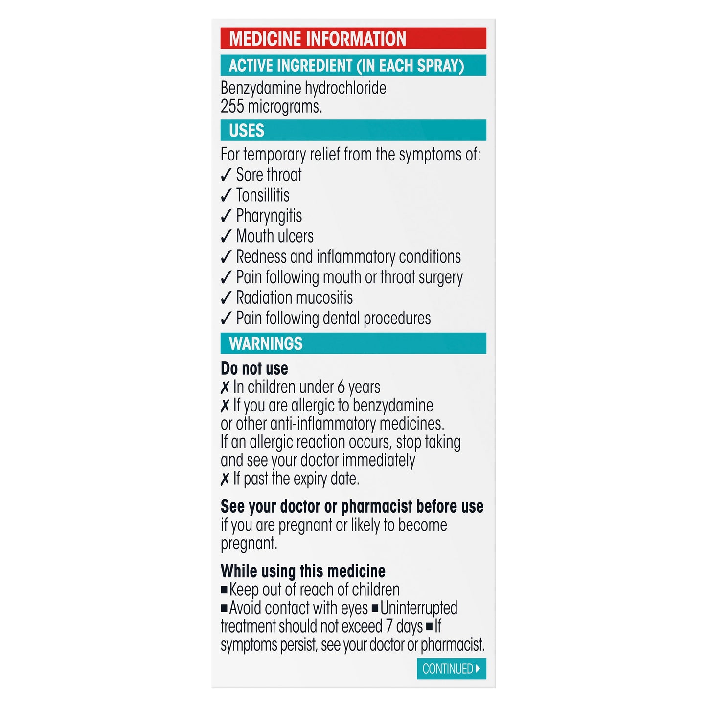 Difflam Sore Throat Spray 176 Sprays 30ml - Cutprice Online