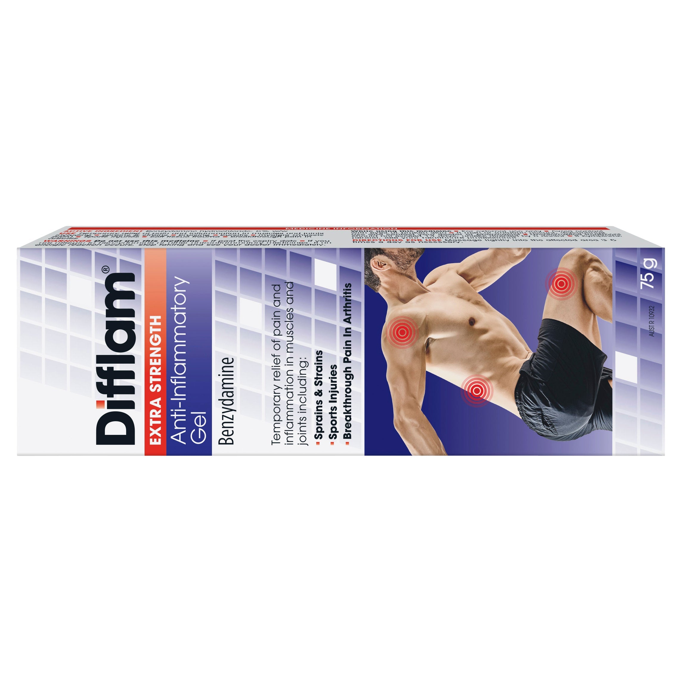 Difflam Extra Strength Anti-Inflammatory Gel 75g – Cutprice Online