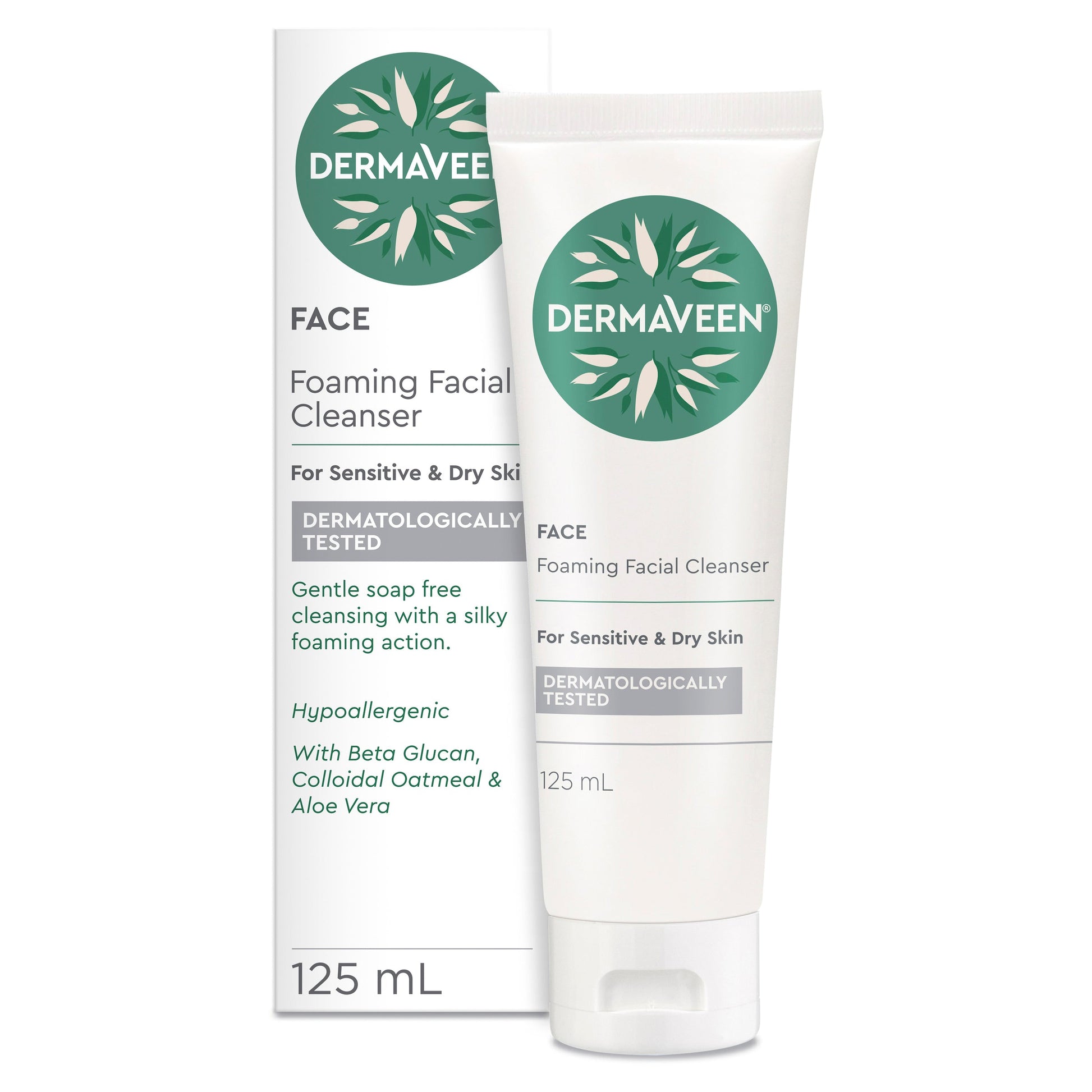 DermaVeen Foaming Facial Cleanser 125ml - Cutprice Online