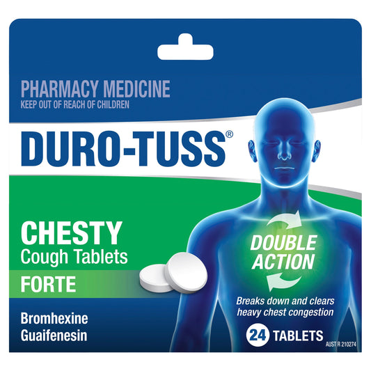Duro-Tuss Chesty Cough Forte 24 Tablets - Cutprice Online