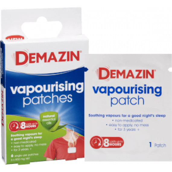 Demazin Vapourising Patches 6 Pack - Cutprice Online