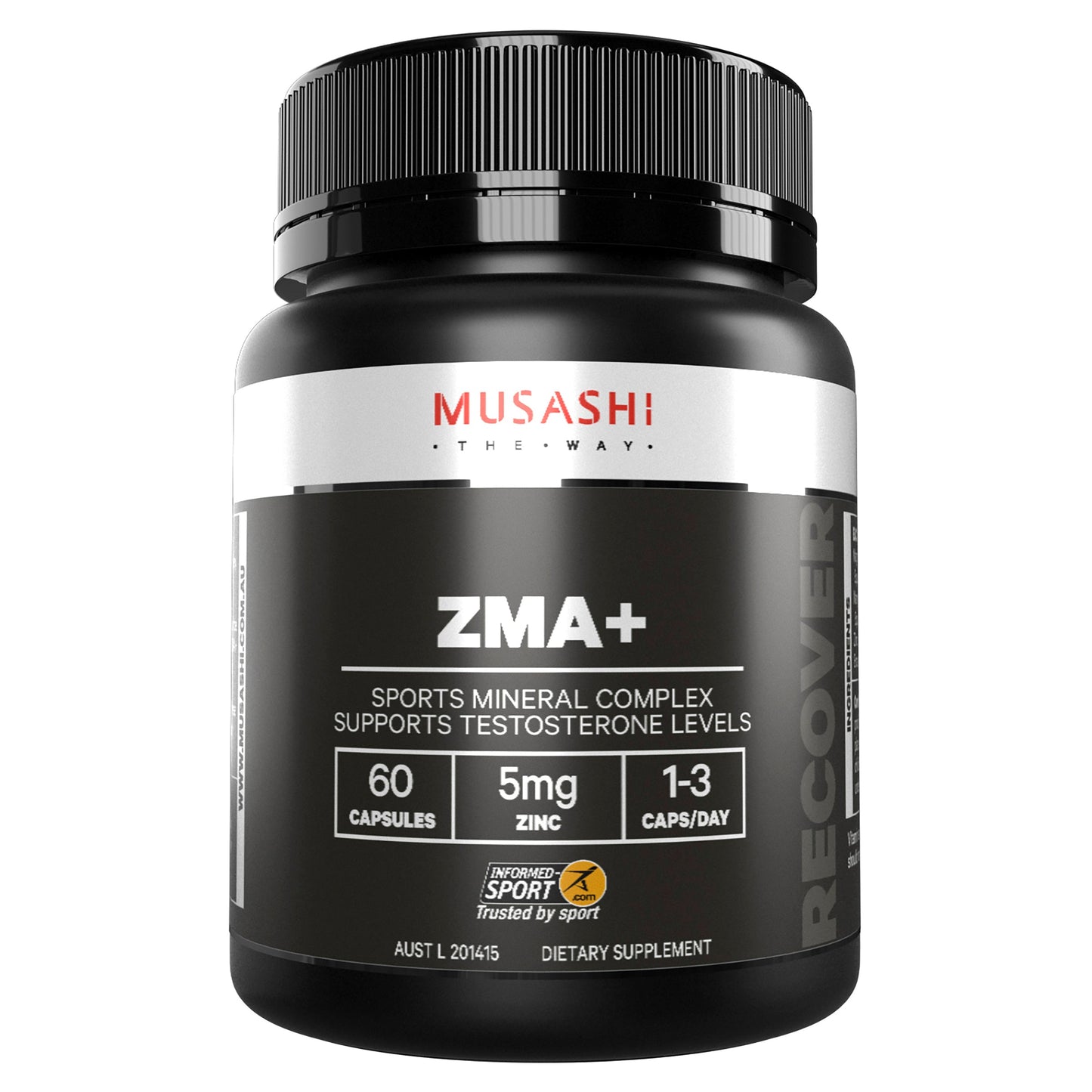 Musashi ZMA+ 60 Capsules - Cutprice Online