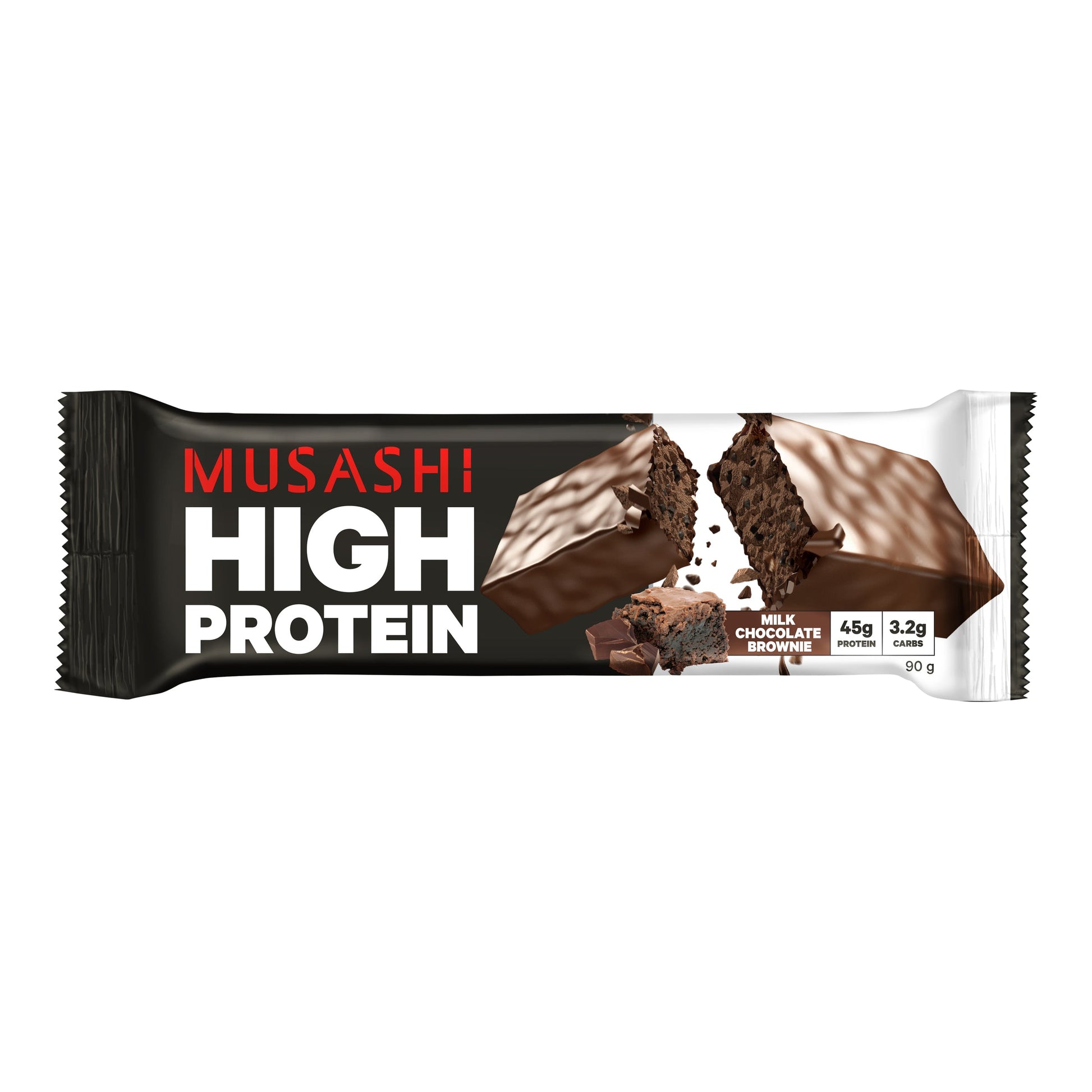 Musashi High Protein Bar Chocolate Brownie 90g 12PACK - Cutprice Online